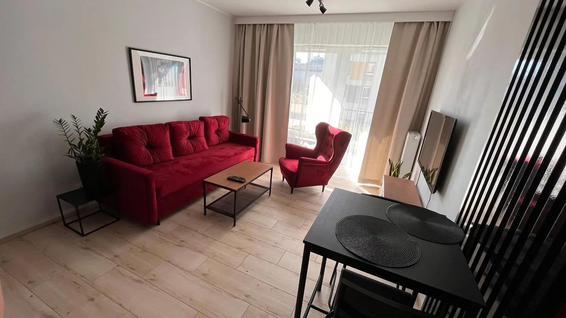 New Apartment Mona Warsaw Red Poland